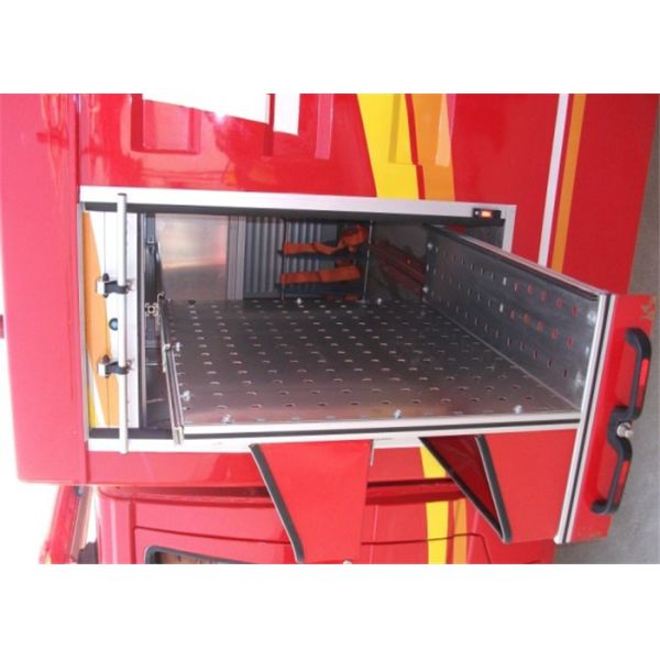 Поднос серебряной алюминиевой пожарной машины вертикальный для особенных кораблей