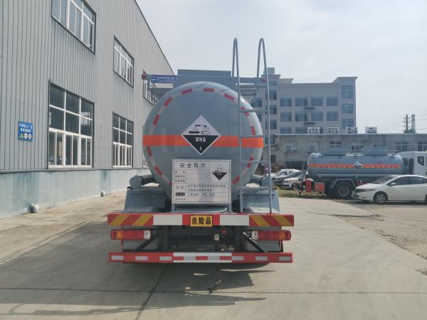 2 Passenger FAW 6*2 Corrosive Tank Truck L4BH Design Code 14.5m3 Capacity