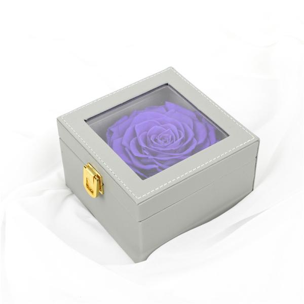 Multi Color 7-8CM Preserved Rose Gift Box For Valentines Gift / Party