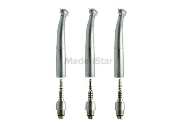 Quietness Air Turbine Fiber Optic Dental Handpiece With Quick Coupling