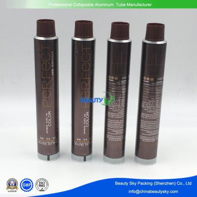 Dia 28mm Colorful Metal Tube Empty Aluminium Tubes  for  Hair Color cream with plastic lids