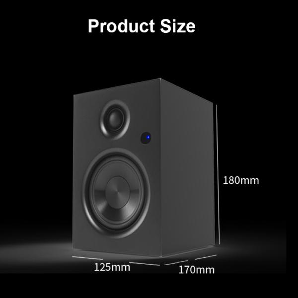 Altavoz Bluetooth activo AS30 60W, gabinete de madera, 2.0 canales
