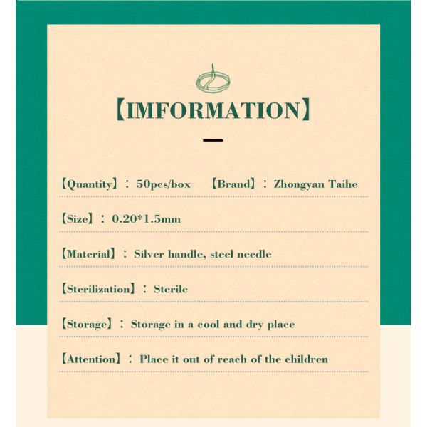 медицина полной иглы иглоукалывания прессы 50pcs китайская