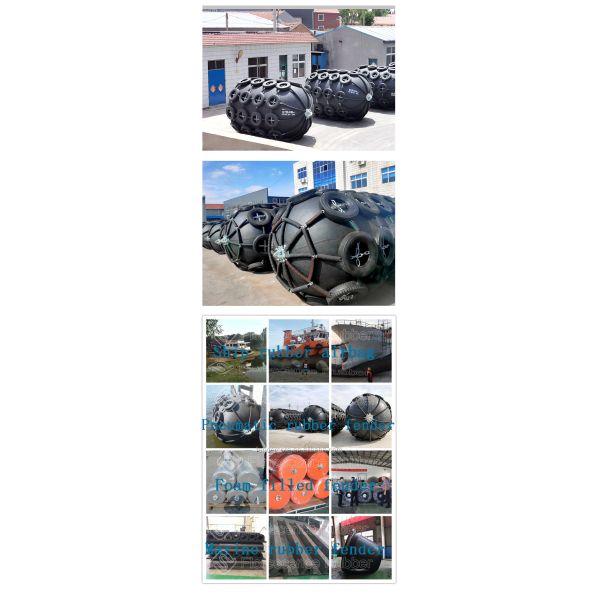 Net Type Sling Rubber Marine Ship Roller Yokohama Pneumatic Fender Floating