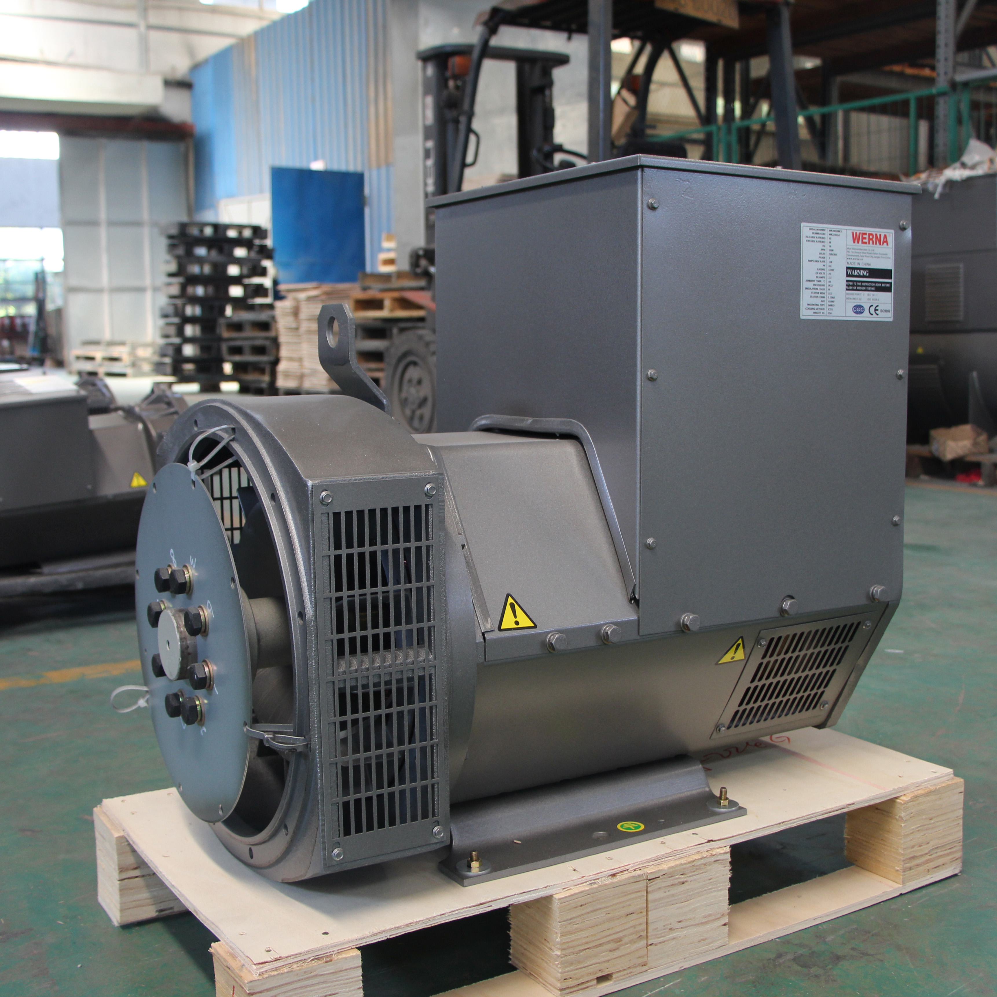 70kw 70kva Генератор переменного тока возбуждения Self-Excited дизельный генератор переменного тока