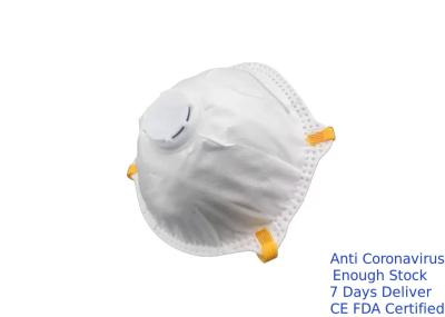 White Ffp1v Anti Dust Face Mask Disposable Non Woven Face Mask For Food Processing