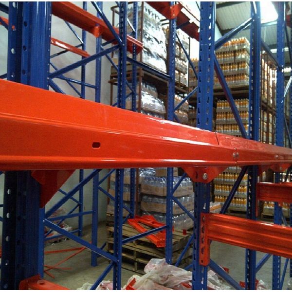 Industrial Drive In Drive Through Racking System Heavy Duty Steel Q235 Material