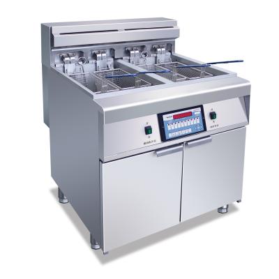 4 cestas 2 tanques Fritadora Industrial de profundidade 36kw Fritadora Industrial Elétrica