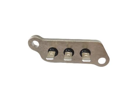 Connecteur de véhicule électrique hermétique 12 V 24 V avec broches en ACIER INOXYDABLE SUH446 résistant à la corrosion