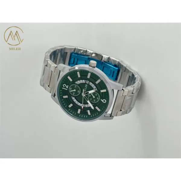 Miler Stainless Steel Quartz Watch for Women 30m Waterproof Golden Dial