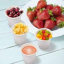 Compostable Disposable 3oz Bathroom Cups 100P Mouthwash Eco Friendly  Cups Biodegradable Bath Rinse Medicin