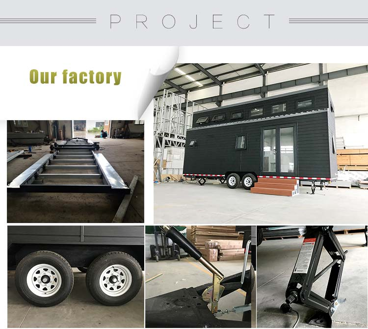 Factory Direct Light Gauge Steel Prefabricated Tiny House On Wheels With Thermal Metal Siding