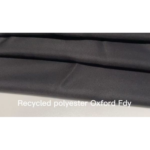RECYCLED POLY 150D oxford for outdoor suits polyester fabric