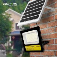 Cheapest Price ABS solar flood lights 30w 60w 100w 200w for yard garden park pathway