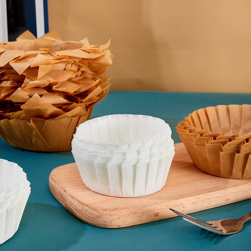 White/Brown Disposable Eco Friendly Cupcake for Shipping Cost and Estimated Delivery Time