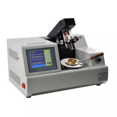 O equipamento totalmente automático da análise do óleo de ASTM D93 fechou o verificador do ponto de inflamação do copo