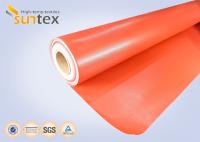 Tissu enduit de silicone de fibre de verre de résistance à hautes températures pour les couvertures ignifuges d'équipement