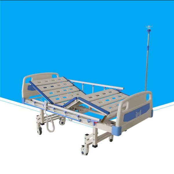 Detachable Automatic Hospital Bed , Collapsible 3 Cranks Electric Nursing Bed