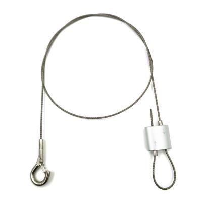 Suspension Kit For Pendant Speaker Safety Wire Rope With Looping Gripper For Ceiling Speaker Mounted Ceiling For Hanging Light Lock Camera Diy Speaker In Hall Bar Exhibition Shop