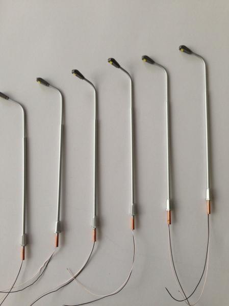 Street Light 1:150 scale copper illuminated lammpost light, mini model LED light