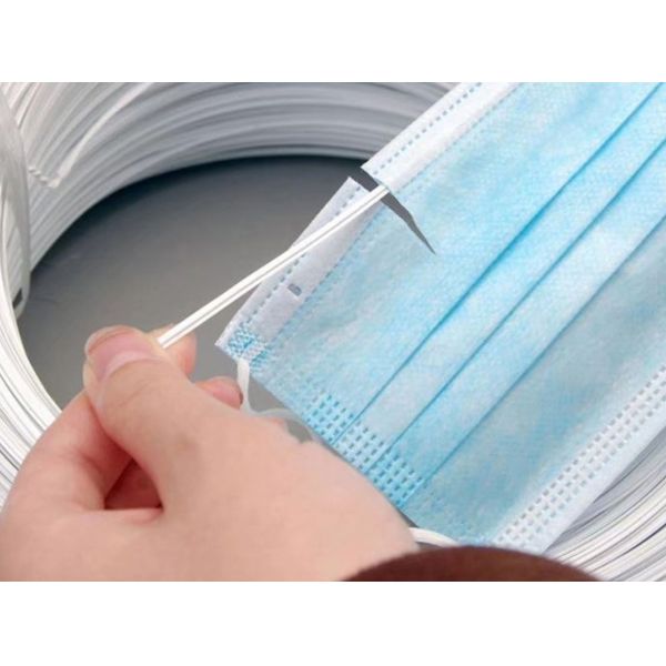 Провод моста носа облегченного металла 5mm PP Bendable