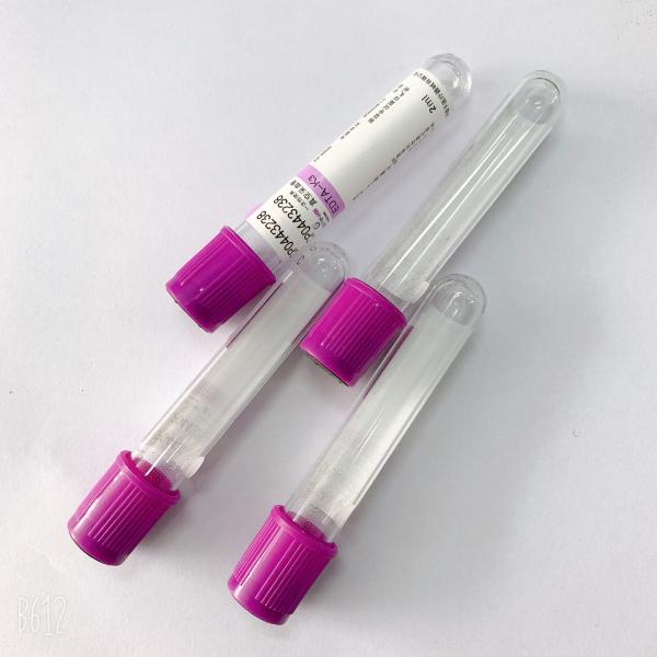 Glass Disposable EDTA Tube 1ML-10ML Accurate Vacuum Draw Volume