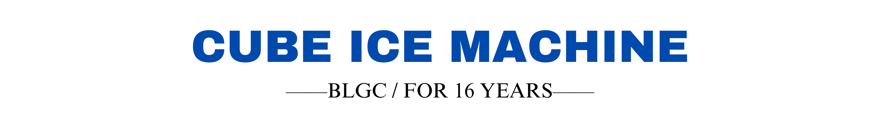 BLG Factory Cube Water Ice Makers High Quality 400kg Ice Cube Making Machine