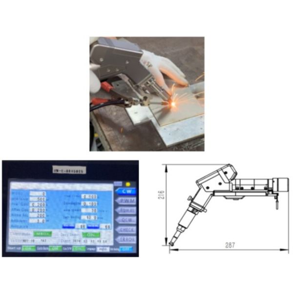 3000W Handheld Single Motor Laser Welding Machine for Welding Carbon Steel