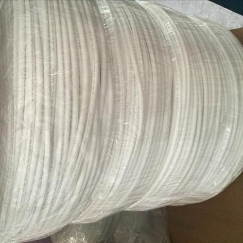 White Flexble PVC  Tubing NON Heat Shrinkable 300V / 600V Voltage Rating