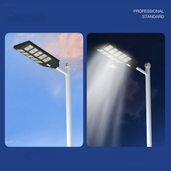 100W 10000MAH Solar Street Light with ABS Plastic Housing Motion Sensor and Dimming Mode for Maximum Energy Saving LED Solar Street Light