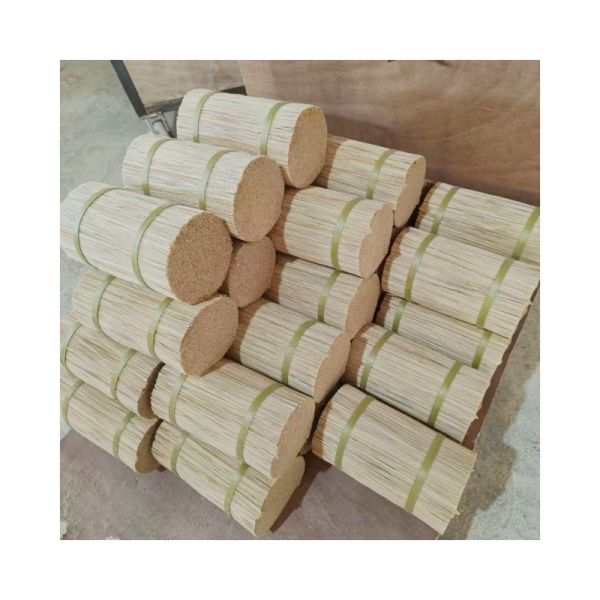 Factory Directly Sale Eco-Friendly Bamboo Incense Sticks 1.3mm Round Natural Indian Agarbatti Stick Incense Sticks