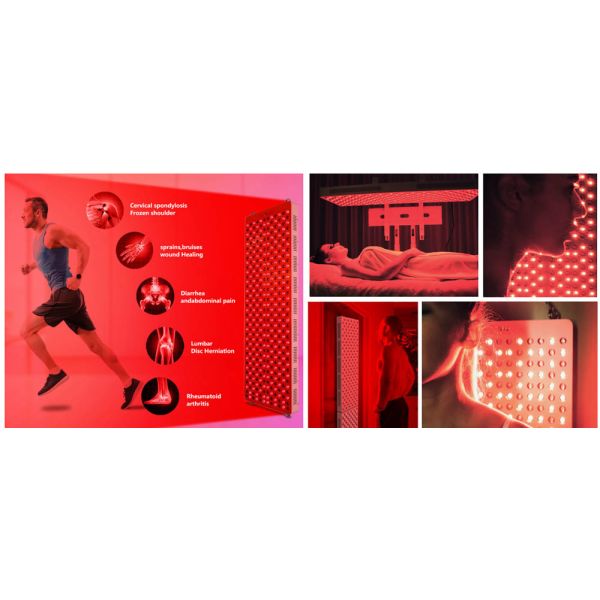 Терапией красного света СИД тела PDT прибор полной профессиональный для воспаления облегчения боли заботы кожи