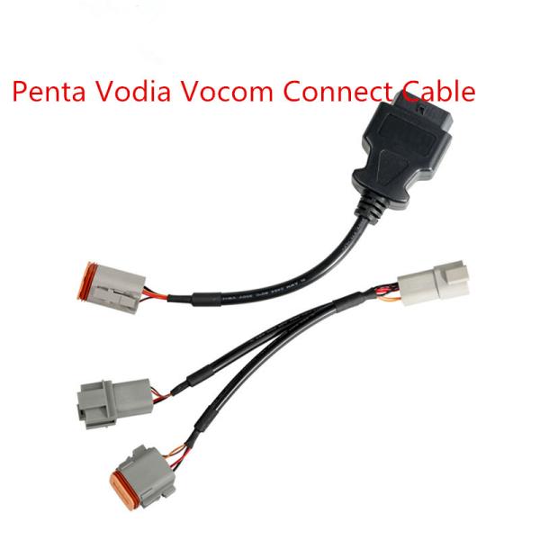 30CM Length 8 Pin VOLVO Vodia5 Truck Diagnostic Cables