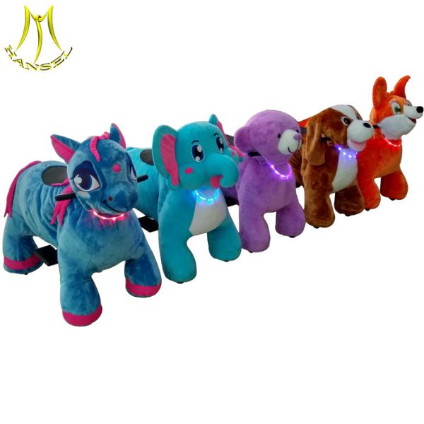 Hansel zoo animal scooter and cheap arcade games animal ride for sale with motorized animals unicorn