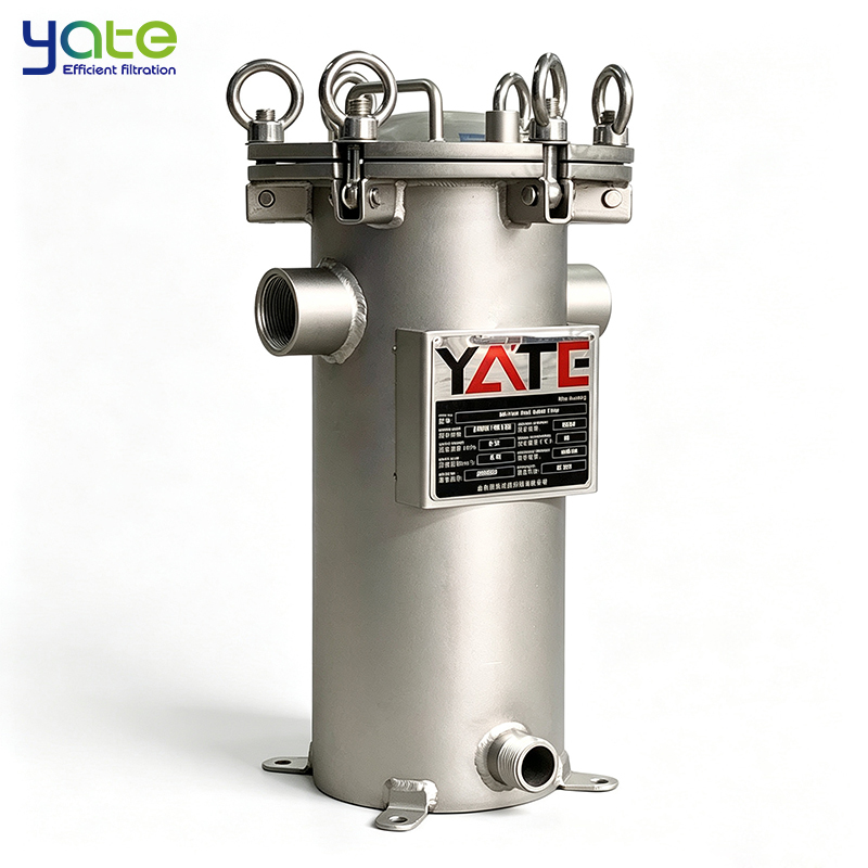 Sanitary Basket Filter For Fine Chemicals Electronic Chemical Solution Micro