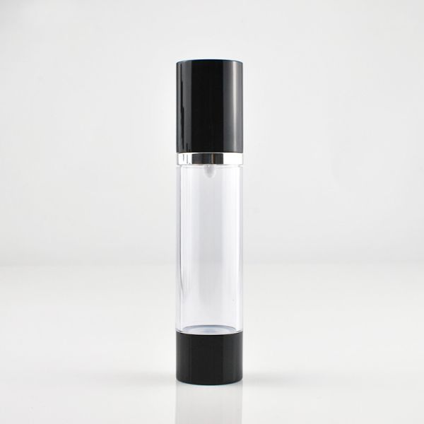Круг 60ml ясности BPA свободный DIY нагнетает безвоздушные бутылки для косметики
