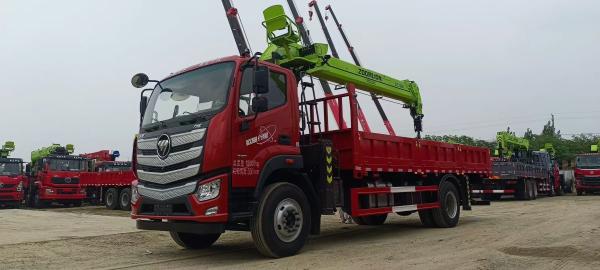 Durable 2-ton, 3-ton, 3.2-ton Flexible 4-ton, 5-ton Hydraulic Lifting Mobile Telescopic Arm Truck Mounted Crane