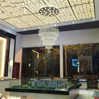 Hôtels épousant Crystal Pendant Light Fashionable de luxe RA80