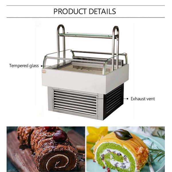 Район Refridge супермаркета витринного шкафа торта компрессора Danfoss печь