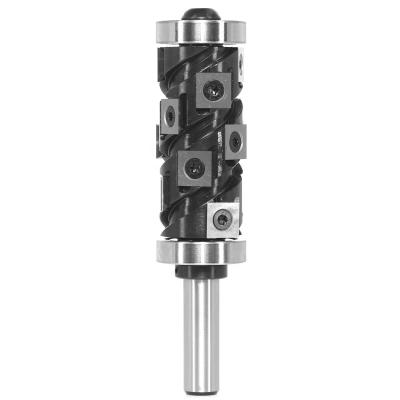 Double Bearings TiAIN Wood Router Bit Wood Spiral Flush Trim Router Bit