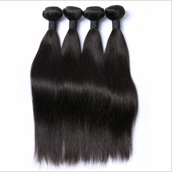 Black Heat Resistant Hair Extensions 100g Heat Friendly Hair Extensions