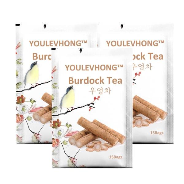 YOULEVHONG Chá de bardana - Bebida Natural de Raiz de Bardana