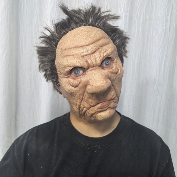 Authentic Human Facial Look Latex Mask for Stage Performances and Film Shoots - One Size Fit Most Theatrical Mask