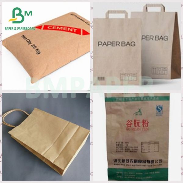 100 grammes de papier non blanchi brun excellent pouf extensible