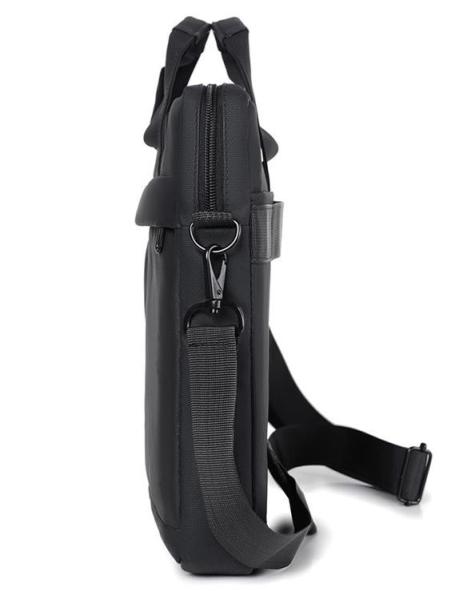 Protective Slim Laptop Shoulder Bag Mens Laptop Briefcase For Daily Business
