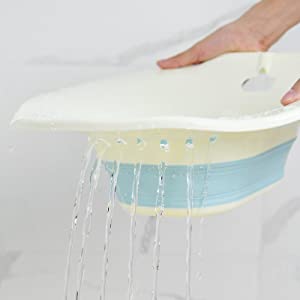 Folding Toilet Sitz Bath Toilet Seat Perineal Soaking Bath for Postpartum Care, Hemorrhoid Treatment Yoni Steam Soothes