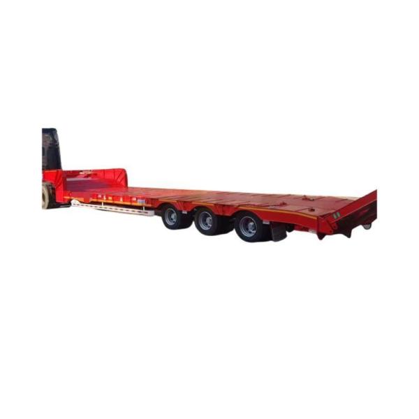 Design 8 Axle Number Low Bed Trailer 80/120ton Lowboy Truck Lowbed Loader Semi Trailer