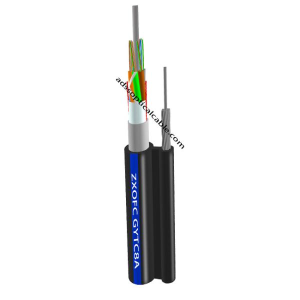 Figura 8 cabo de fibra ótica/autossuficiente cabo aéreo impermeável de GYTC8A