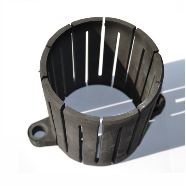 Custom machined High Strength ISO Graphite Heating Element Furnace