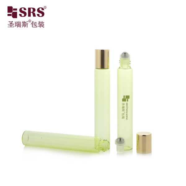 BLP-10ML Empty Transparent Glass Tube Eye Oil Roller Ball Bottle No Leakage Pocket Size